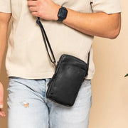 Classic 100% Full-Grain leather Goods - Vista trasera con ajuste entallado en hombros y bajo impecable