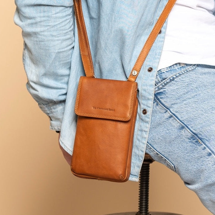 Langley Full-Grain Leather Phone Bag para Mujer – Vista alternativa del producto 2