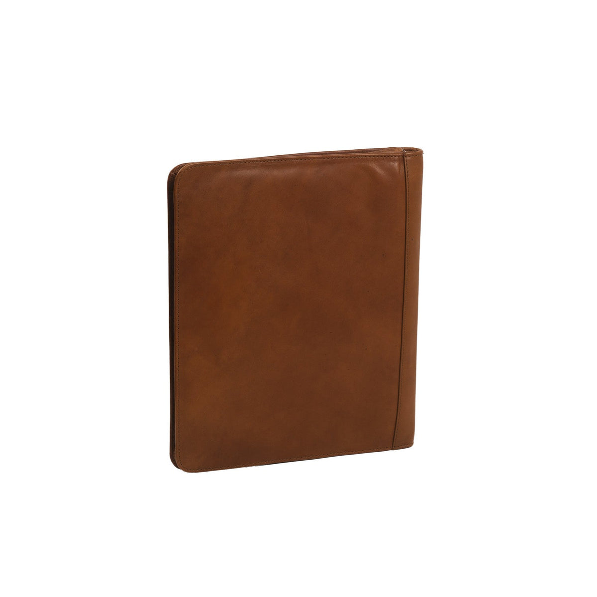 Cognac Leather Portfolio Barnet para Mujer, detail view 5