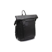 Remo Full-Grain Leather Roll-top Backpack para Mujer in Classic 100% Full-Grain Leather - Full Exterior Front Profile View | Comprar online