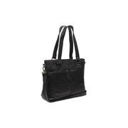 Rome Full-Grain Leather Shopper para Mujer in Classic 100% Full-Grain Leather - Full Exterior Front Profile View | Comprar online