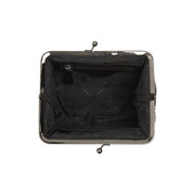 Solid Antique Brass Hardware &amp; Heavy-Duty Dual Zipper Detail on Andrade Full-Grain Leather Shoulder Bag para Mujer