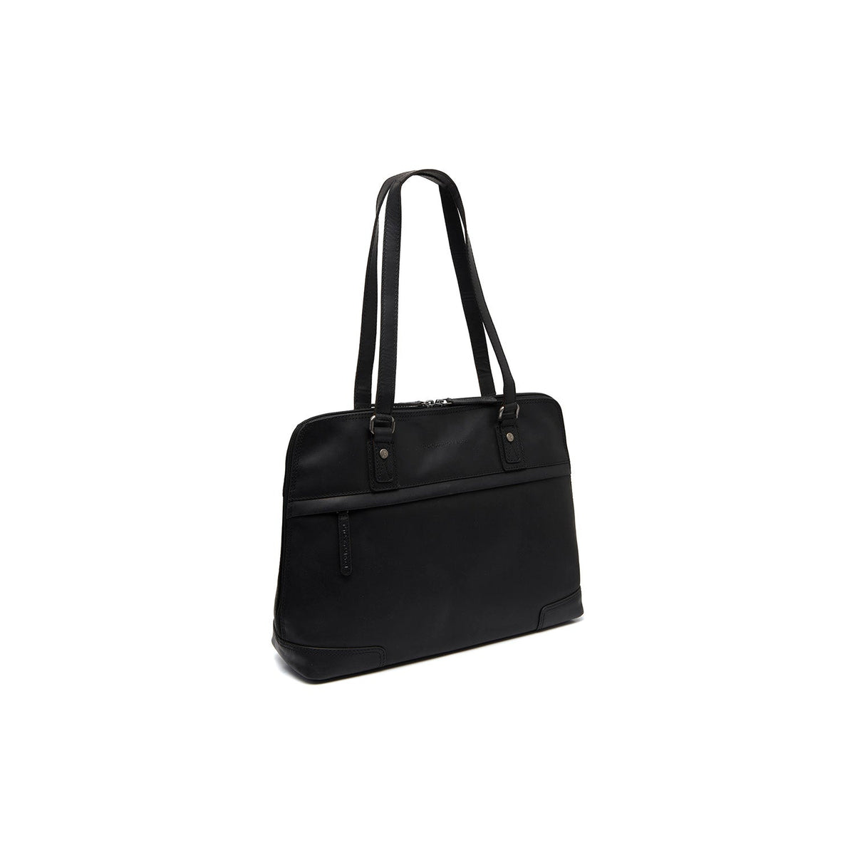 Branson Full-Grain Leather Shoulder Bag para Mujer in Classic 100% Full-Grain Leather - Full Exterior Front Profile View | Comprar online