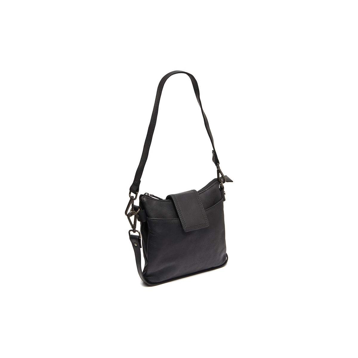 
Calora Bolso de hombro de cuero flor en clásico 100% cuero flor integral - Full Exterior Vista frontal y silueta entallada | Comprar online