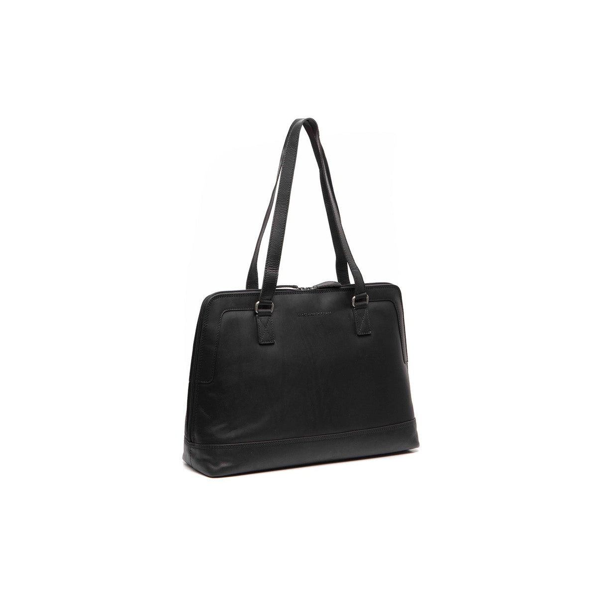 Elvar Full-Grain Leather Shoulder Bag para Mujer in Classic 100% Full-Grain Leather - Full Exterior Front Profile View | Comprar online