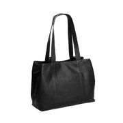 Gail Full-Grain Leather Shoulder Bag para Mujer in Classic 100% Full-Grain Leather - Full Exterior Front Profile View | Comprar online