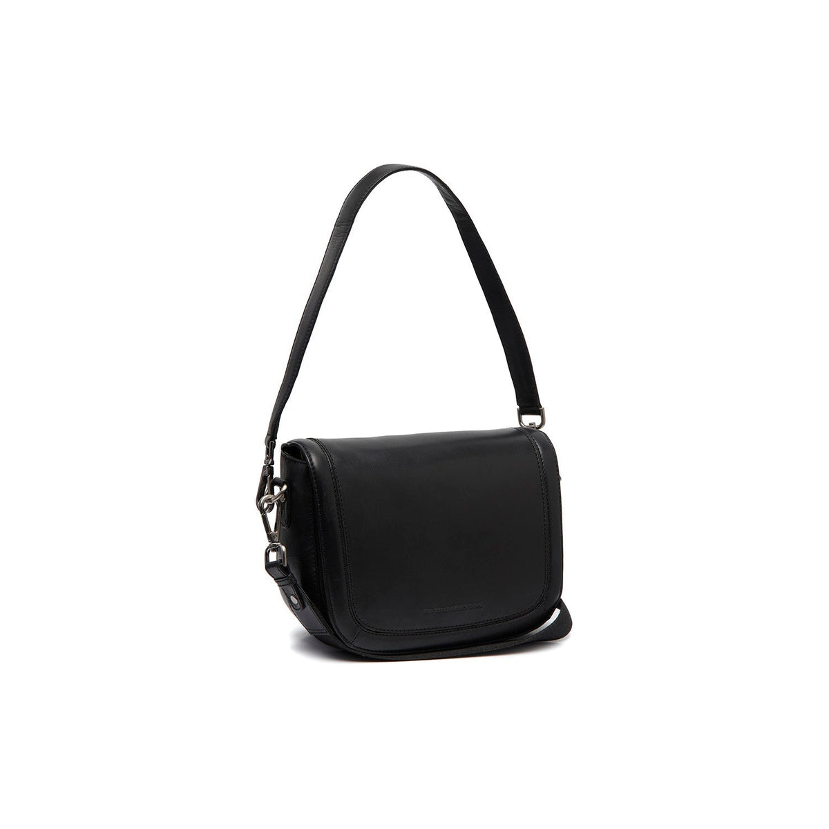 Lizzola Full-Grain Leather Shoulder Bag para Mujer in Classic 100% Full-Grain Leather - Full Exterior Front Profile View | Comprar online