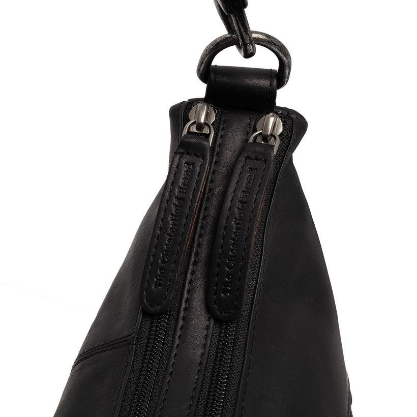 Classic 100% Full-Grain leather Bag - Rear Perspective Showing Reinforced Leather Straps & Stitching