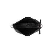 Marle Bolso de hombro de cuero flor - Structured Side Profile Showing Gusset Depth &amp; Expansion Capacity