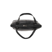 Solid Antique Brass Hardware &amp; Heavy-Duty Dual Zipper Detail on Seron Full-Grain Leather Shoulder Bag para Mujer