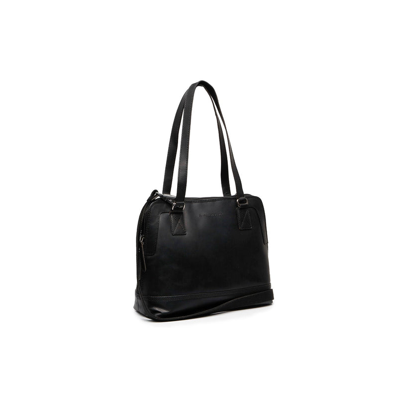 Seron Bolso de hombro de cuero flor