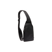 Leather Sling Bag Bowey para Mujer in Classic 100% Full-Grain Leather - Full Exterior Front Profile View | Comprar online