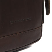 Brown Leather Sling Bag Riga para Mujer, detail view 3