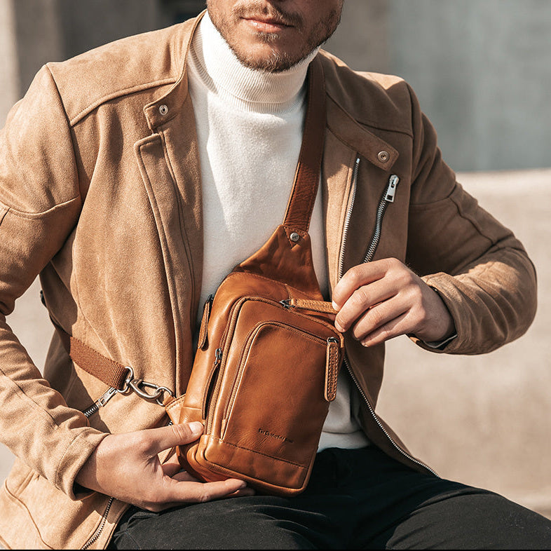 Leather Sling Bag Riga para Mujer – Vista alternativa del producto 2