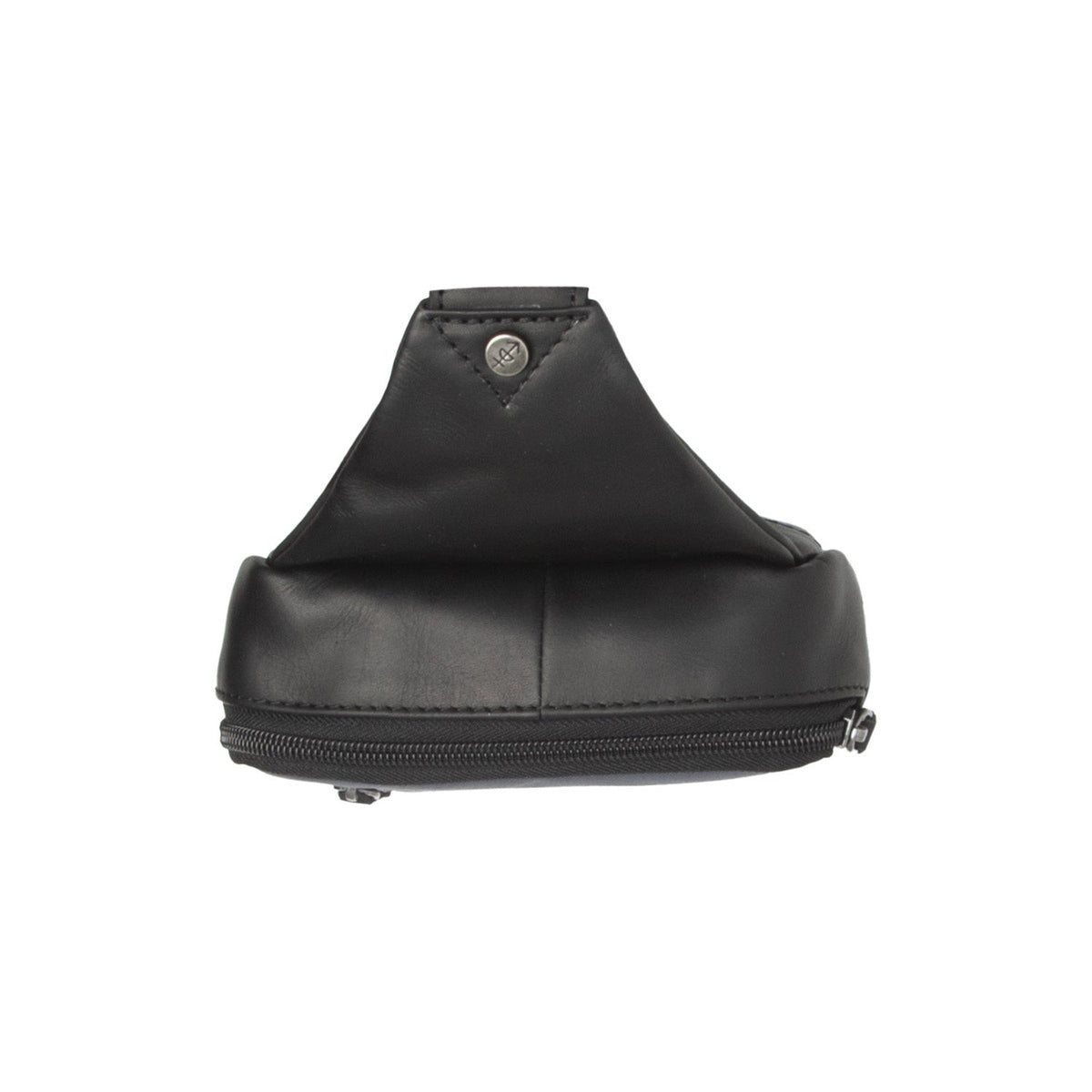 Leather Sling Bag Salla para Mujer - Structured Side Profile Showing Gusset Depth &amp; Expansion Capacity