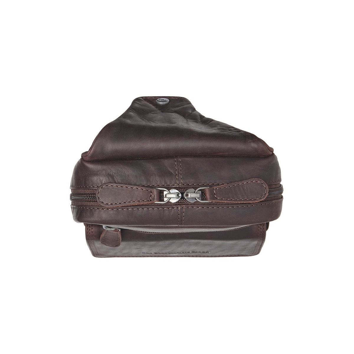 Brown Leather Sling Bag Turelle para Mujer, detail view 4