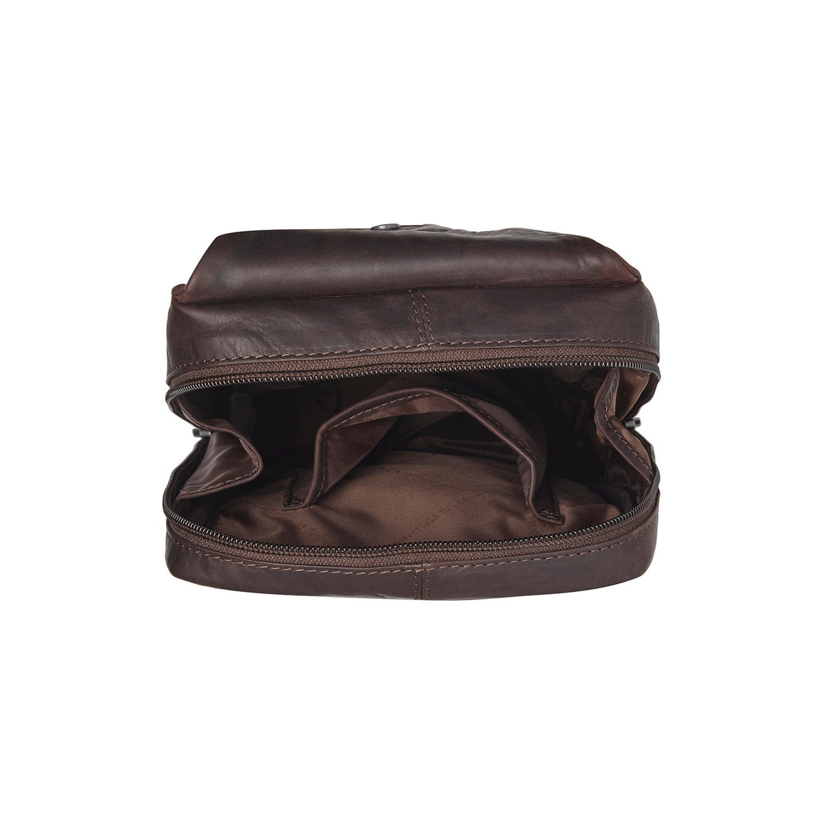 Brown Leather Sling Bag Turelle para Mujer, detail view 5