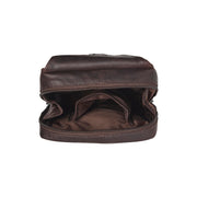 Brown Leather Sling Bag Turelle para Mujer, detail view 5