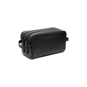 Stacey Full-Grain Leather Toiletry Bag para Mujer in Classic 100% Full-Grain Leather - Vista frontal y silueta a medida | Comprar online