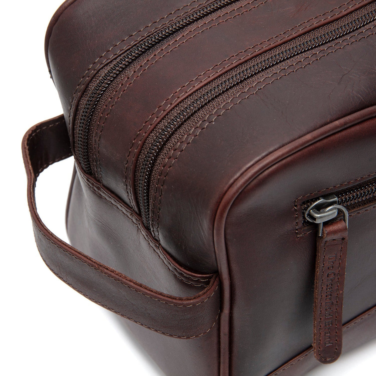 Stacey Full-Grain Leather Toiletry Bag para Mujer – Vista alternativa del producto 3