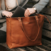
Berlin Bolso tote de cuero flor – alternate product view 2