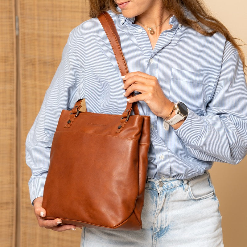 Raynor Full-Grain Leather Tote Bag para Mujer – Vista alternativa del producto 2