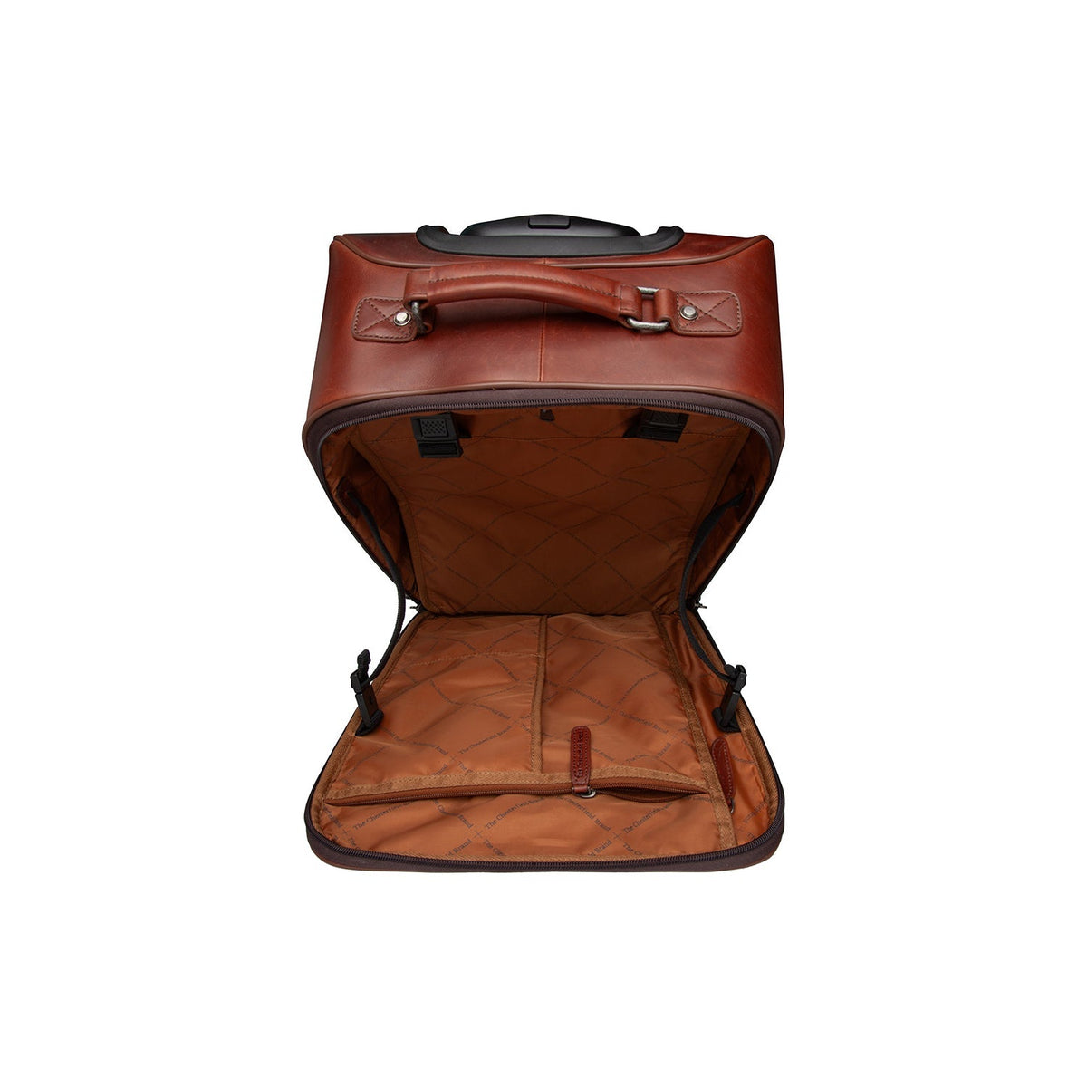 
Tailored Rib Cuffs & Hem Craftsmanship Construction Detail on Leather Trolley San Marino para Mujer