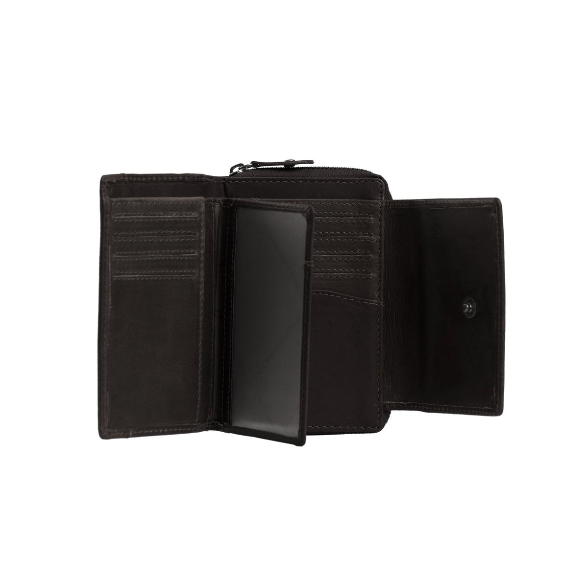 Ascot Full-Grain Cartera de Cuero para Mujer – Vista alternativa del producto 3