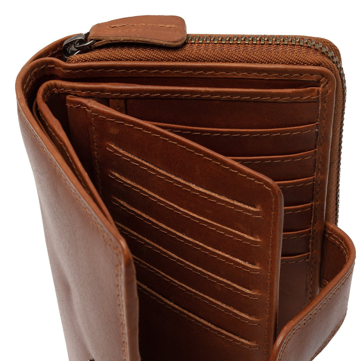 Charlotte Full-Grain Cartera de Cuero para Mujer – Vista alternativa del producto 3