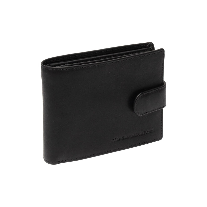 Curtis Full-Grain Leather Wallet in Classic 100% Full-Grain Leather - Full Exterior Front Profile View | Buy Online