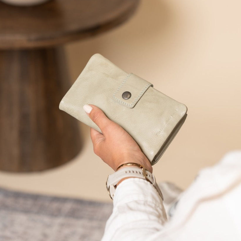 Fresno Full-Grain Cartera de Cuero para Mujer