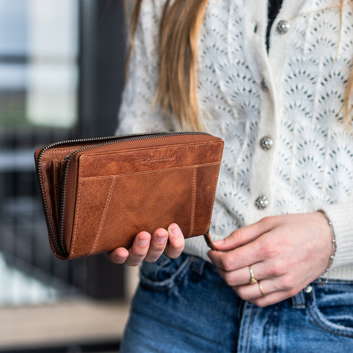 Havana Full-Grain Cartera de Cuero para Mujer – Vista alternativa del producto 2