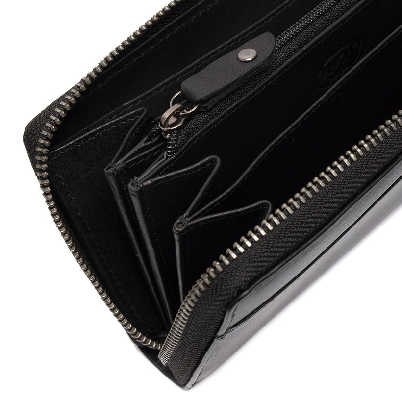 Livorno Full-Grain Cartera de Cuero para Mujer