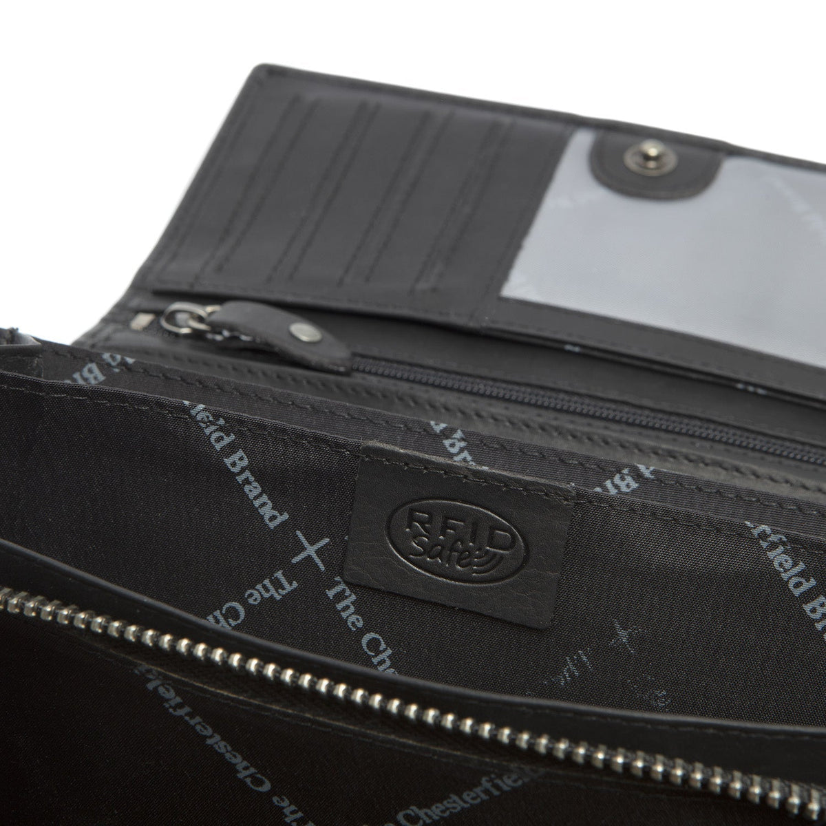 Mirthe Full-Grain Cartera de Cuero para Mujer - Structured Side Profile Showing Gusset Depth &amp; Expansion Capacity