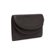 Newton Full-Grain Cartera de Cuero para Mujer in Classic 100% Full-Grain Leather - Full Exterior Front Profile View | Comprar online
