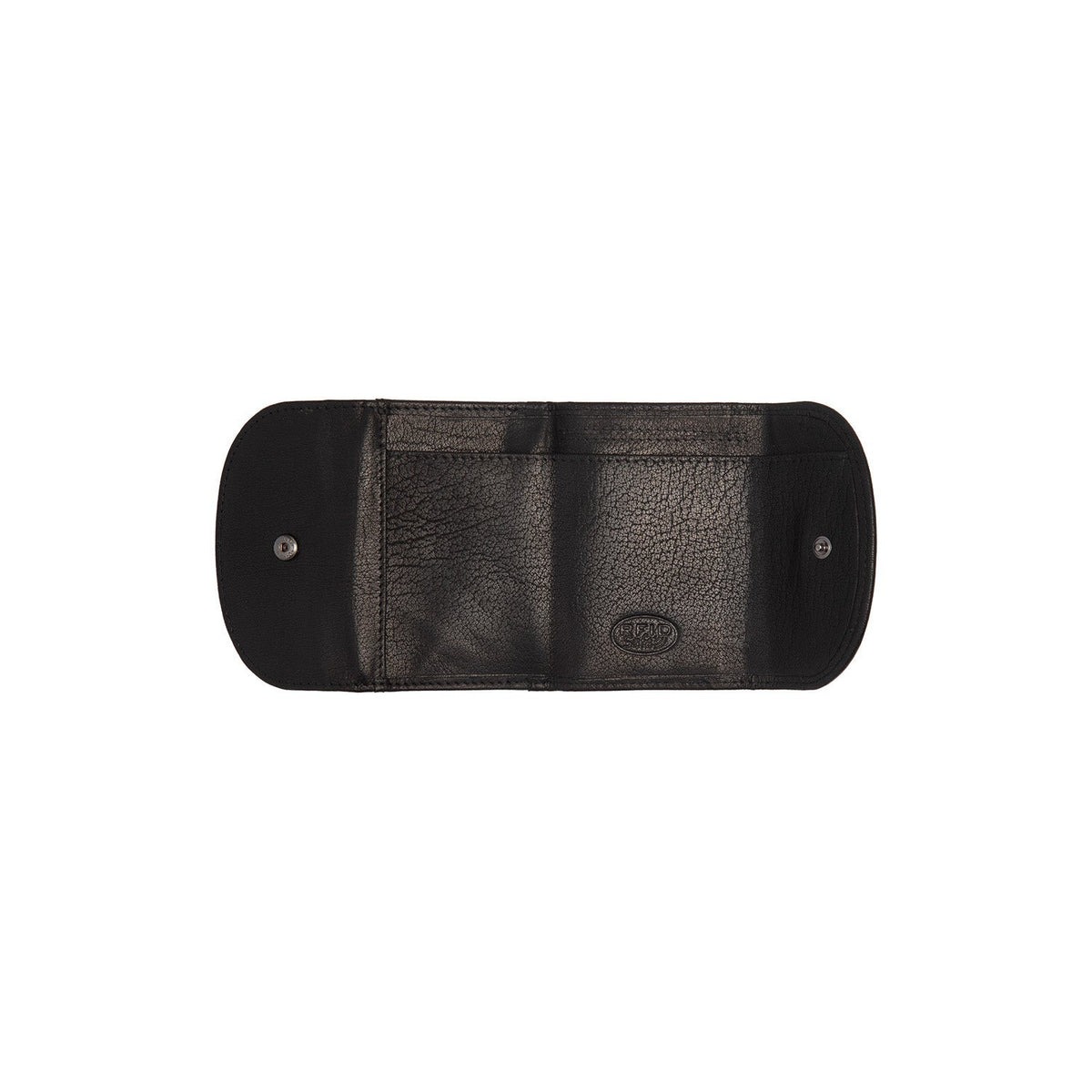 Newton Full-Grain Cartera de Cuero para Mujer - Structured Side Profile Showing Gusset Depth &amp; Expansion Capacity