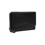 Rhodos Full-Grain Cartera de Cuero para Mujer in Classic 100% Full-Grain Leather - Full Exterior Front Profile View | Comprar online