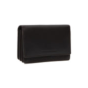 Salzburg Full-Grain Cartera de Cuero para Mujer in Classic 100% Full-Grain Leather - Full Exterior Front Profile View | Comprar online
