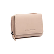 Zelan Full-Grain Cartera de Cuero para Mujer in Classic 100% Full-Grain Leather - Full Exterior Front Profile View | Comprar online