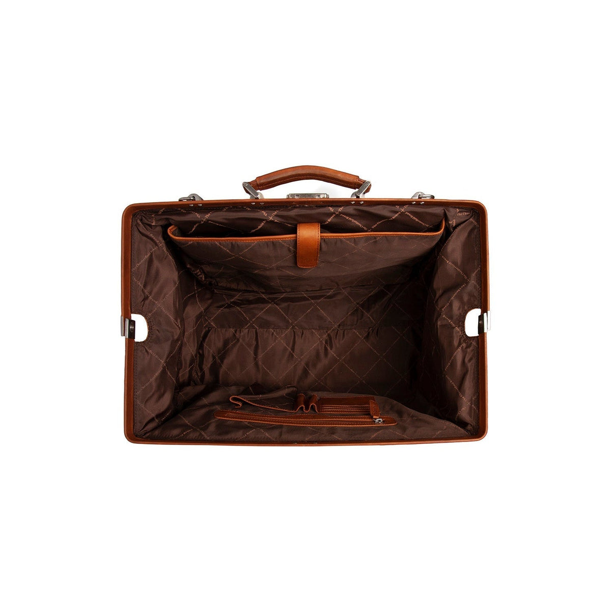 Vista interior Showing Dedicated Padded Laptop Sleeve &amp; Multi-Compartment Organization
