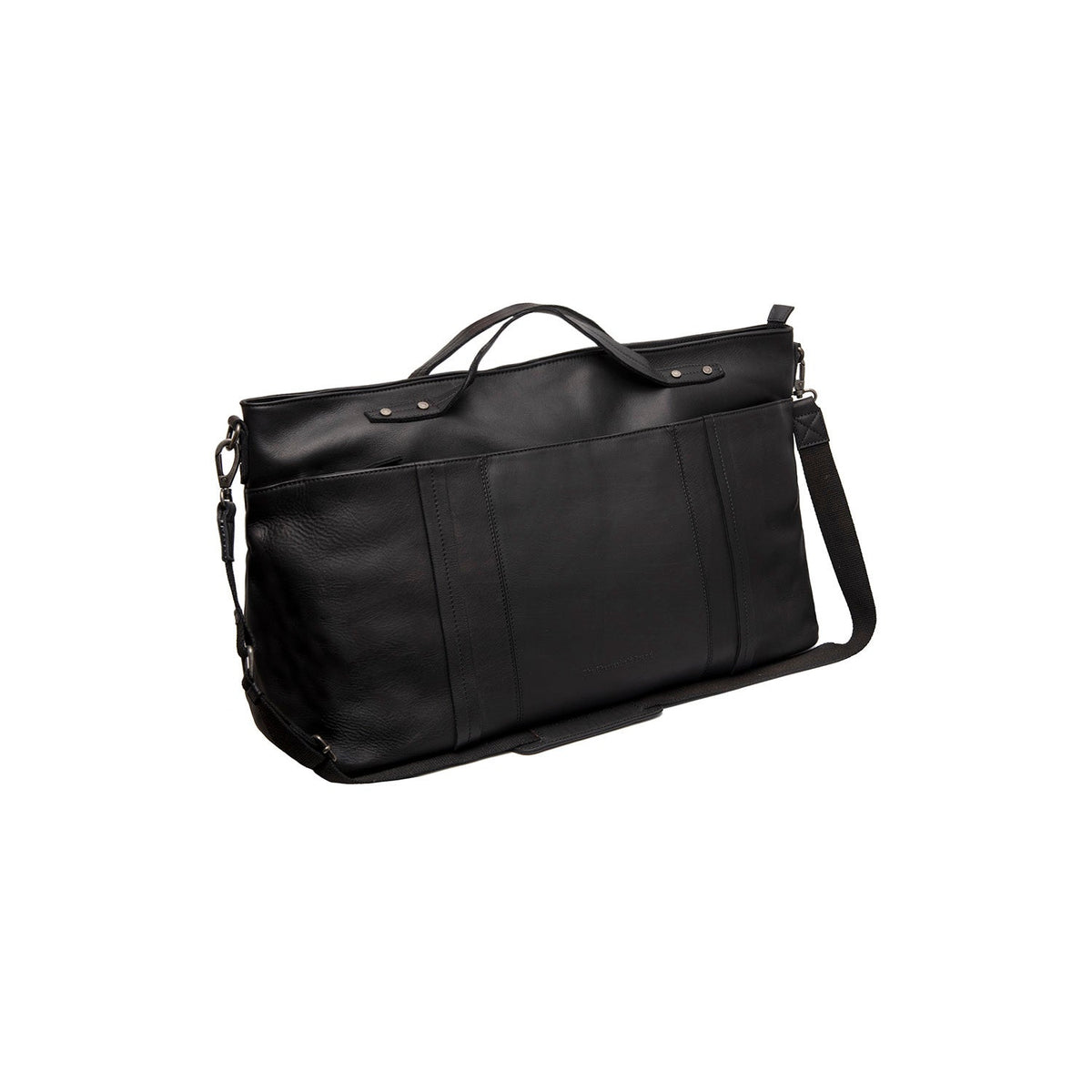 Mark Full-Grain Leather Weekender Bag para Mujer in Classic 100% Full-Grain Leather - Full Exterior Front Profile View | Comprar online