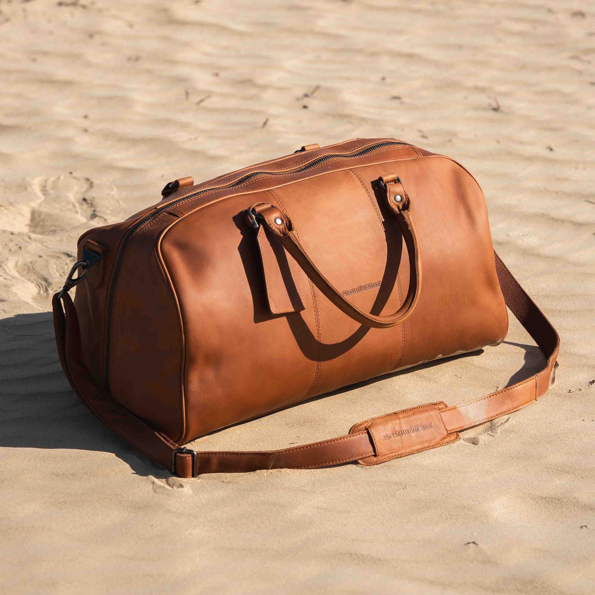 William Full-Grain Leather Weekender Bag para Mujer – Vista alternativa del producto 3
