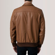 Lester Brown Suede Bomber Jacket – Vista alternativa del producto 5