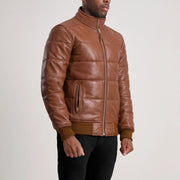 Lucas Cazadora Bomber de Cuero para Hombre – Vista alternativa del producto 2
