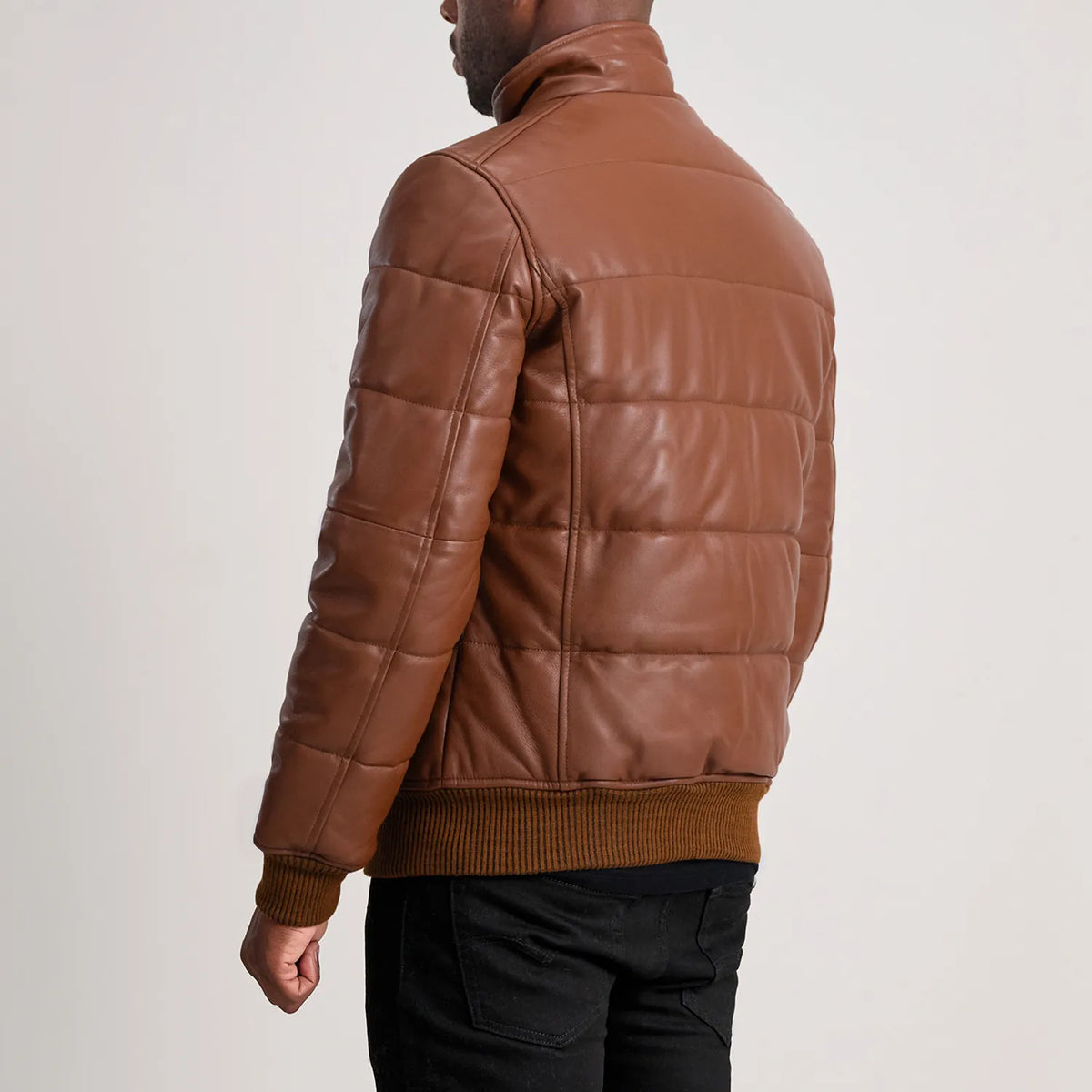 Lucas Cazadora Bomber de Cuero para Hombre – Vista alternativa del producto 5