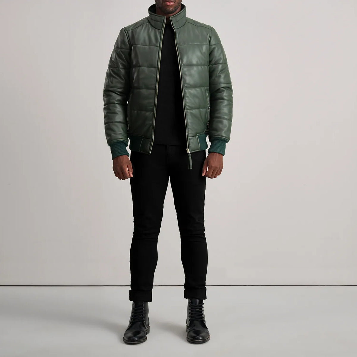 Lucas Cazadora Bomber de Cuero para Hombre – Vista alternativa del producto 3