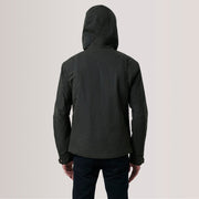 
Vista de detalle of Hooded & Zipper with placket Hardware on Marlo Olive Canvas Hooded Work Chaqueta de Cuero para Hombre For Men
