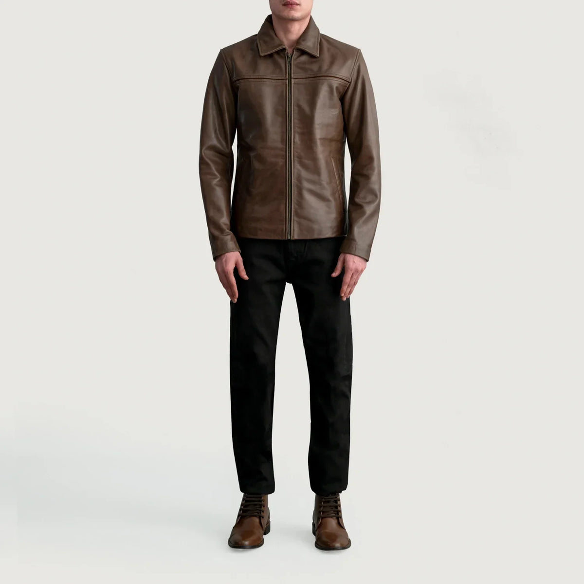 Mystical Chaqueta de Cuero para Hombre – Vista alternativa del producto 4