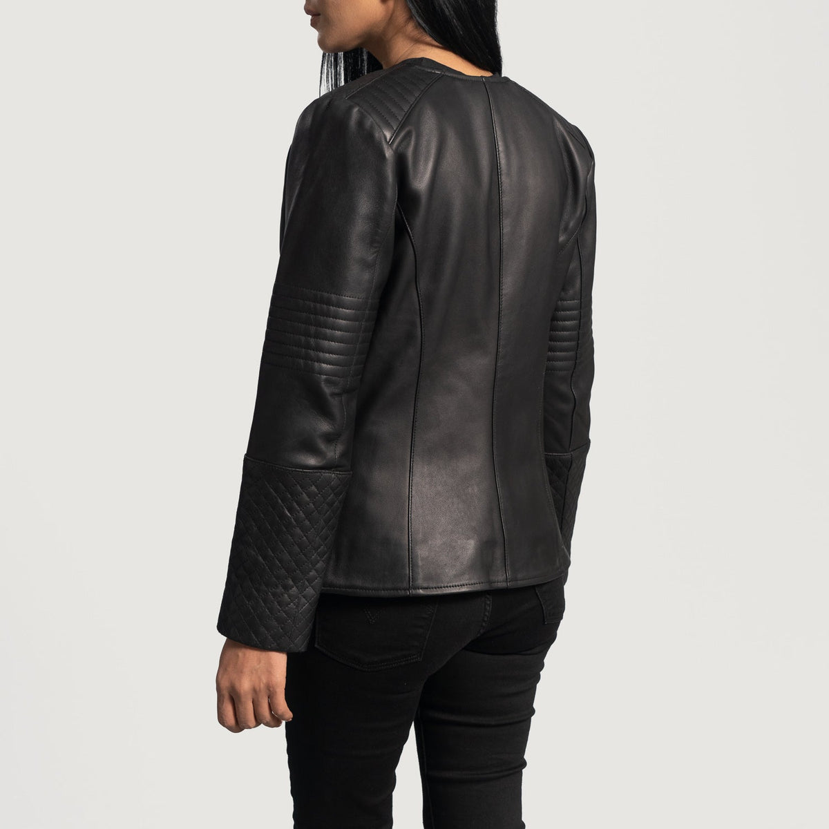 Nexi Acolchado Chaqueta de Cuero para Mujer – Vista alternativa del producto 5