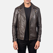 Noah Chaqueta Biker de Cuero para Hombre – Vista alternativa del producto 1
